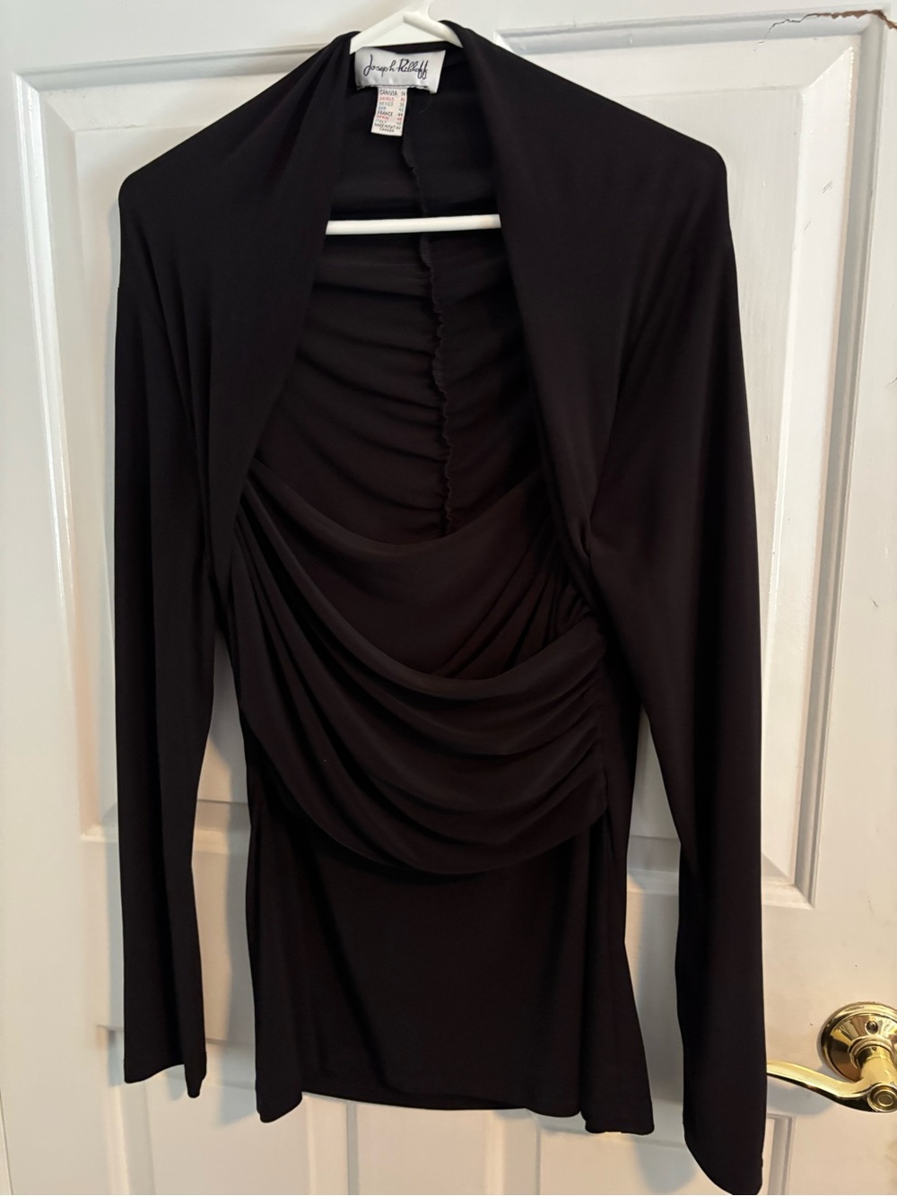 Vintage Joseph Ribkoff Black Long Sleeve Top